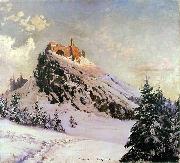 Czorsztyn Castle, Claude Monet